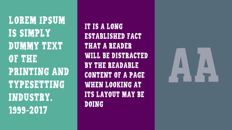 Double Action Font