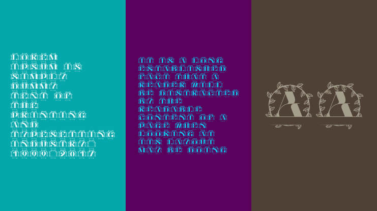 Everlaurel Split Monogram Font
