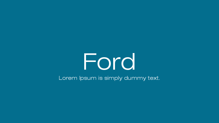 Ford Font