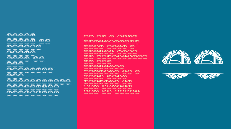 Greyl Split Monogram Font