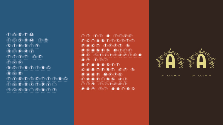 Laurentis Split Monogram Font