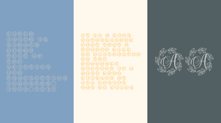 Laurisia Monogram Font