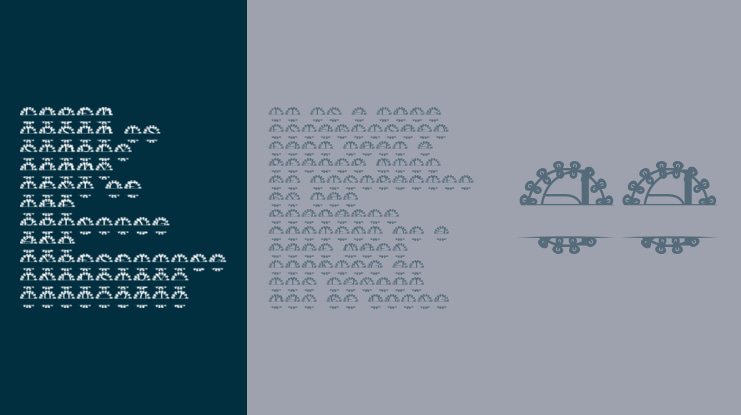 Leafori Split Monogram Font