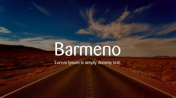 Barmeno Font Family