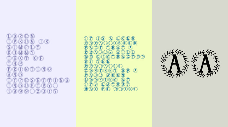 Olensia Monogram Font