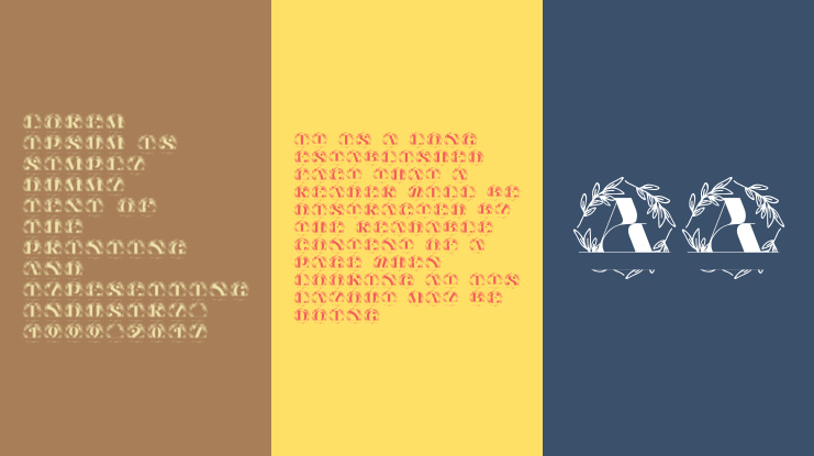 Olivara Split Monogram Font