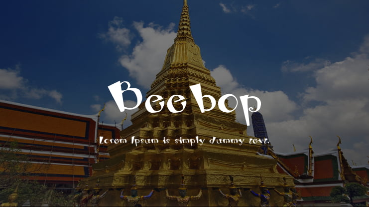 Beebop Font