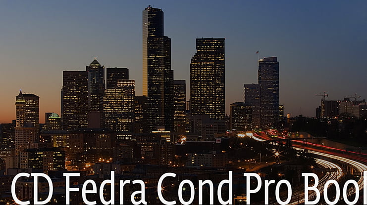 CD Fedra Cond Pro Book Font