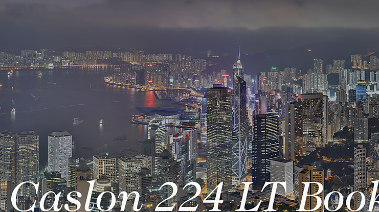 Caslon 224 LT Book Font