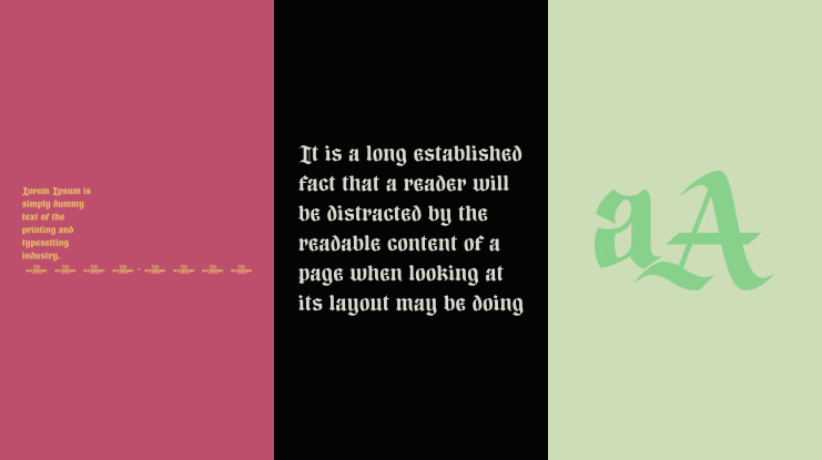 Zaken Manus PERSONAL USE Font