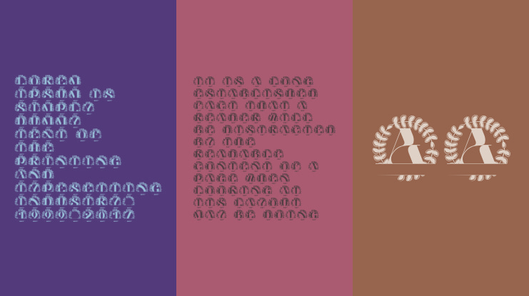 Verdelune Split Monogram Font