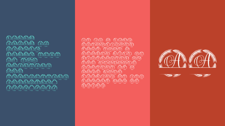 Virdelle SPlit Monogram Font