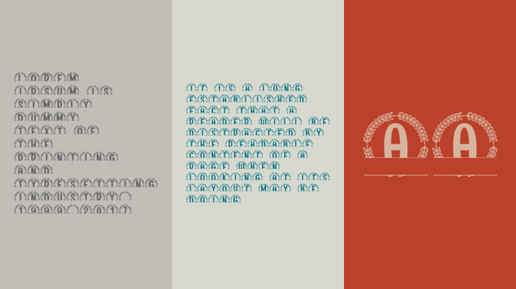 Verdiva Split Monogram Font