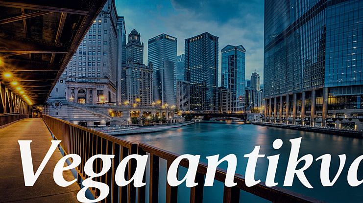 Vega antikva Font