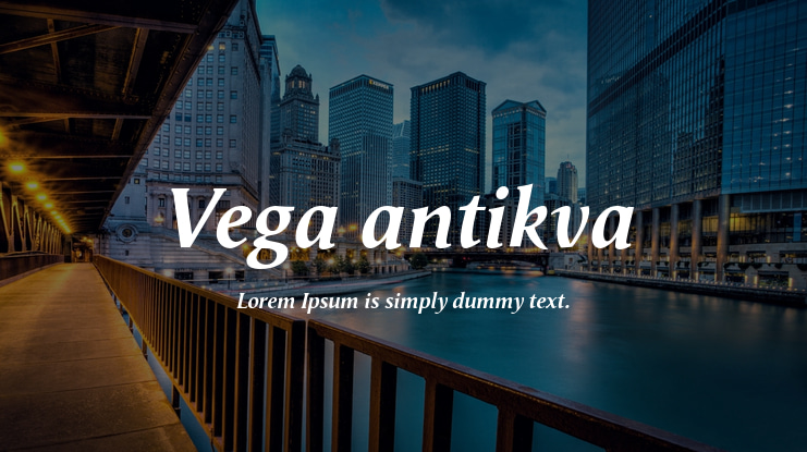 Vega antikva Font