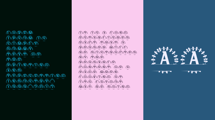 Viridelle Split Monogram Font
