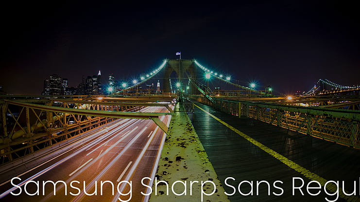 Samsung Sharp Sans Regular Font Family