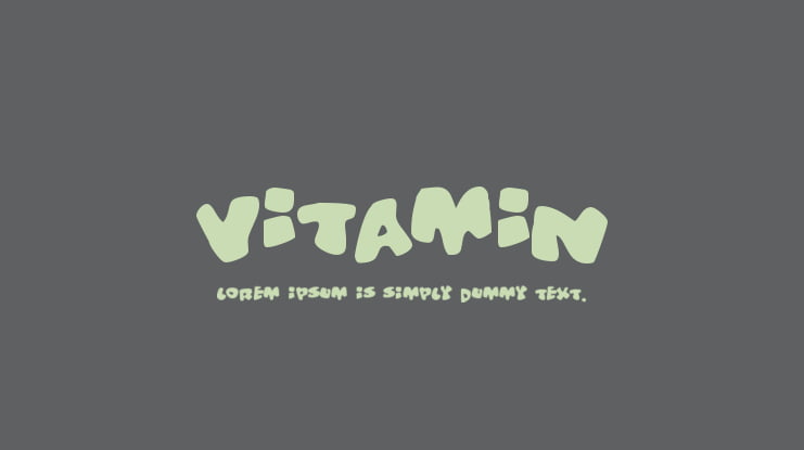 Vitamin Font Family
