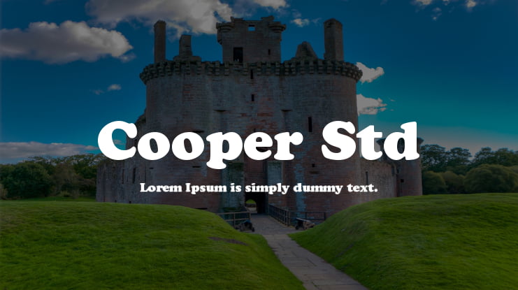 Cooper Std Font Family