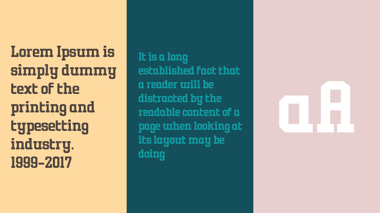 Forge Block Font Family