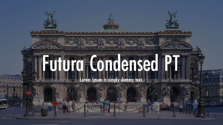 Futura Condensed PT Font Family