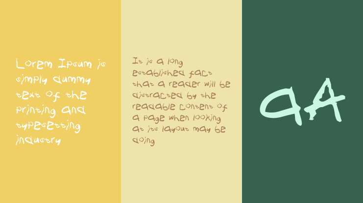 FT RoughyHand Font