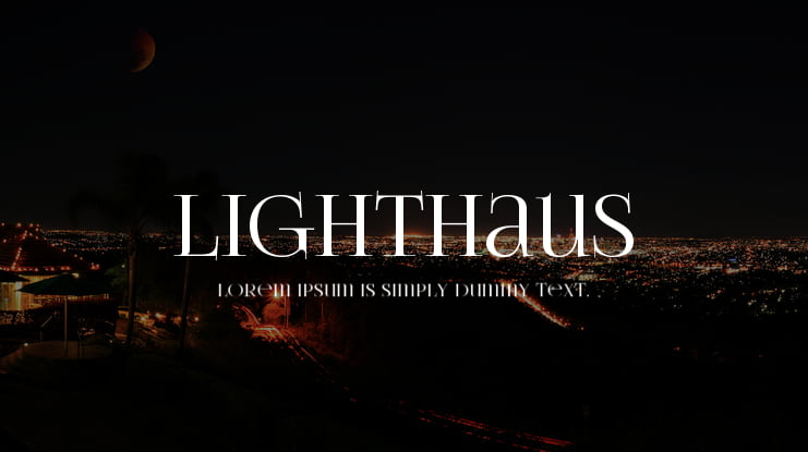 Lighthaus Font