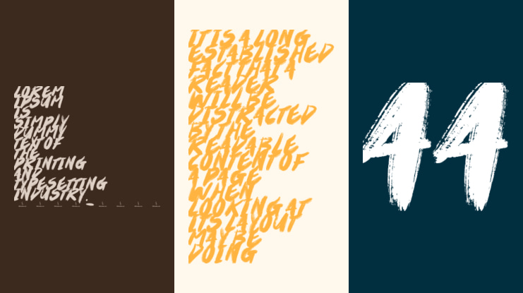Maybe Brush Font