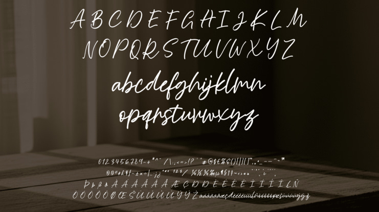 Moonlight Dreaming Handwritten Script Font