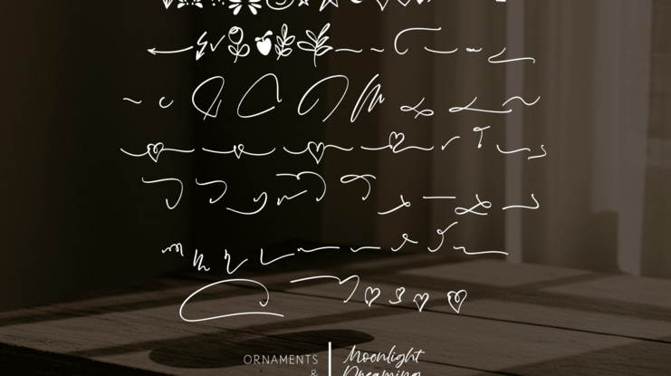 Moonlight Dreaming Handwritten Script Font