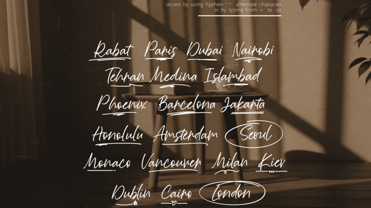 Moonlight Dreaming Handwritten Script Font
