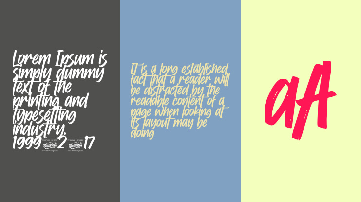 Brushed Letters Font