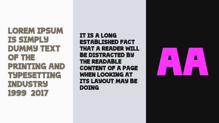 Big Zubo Font