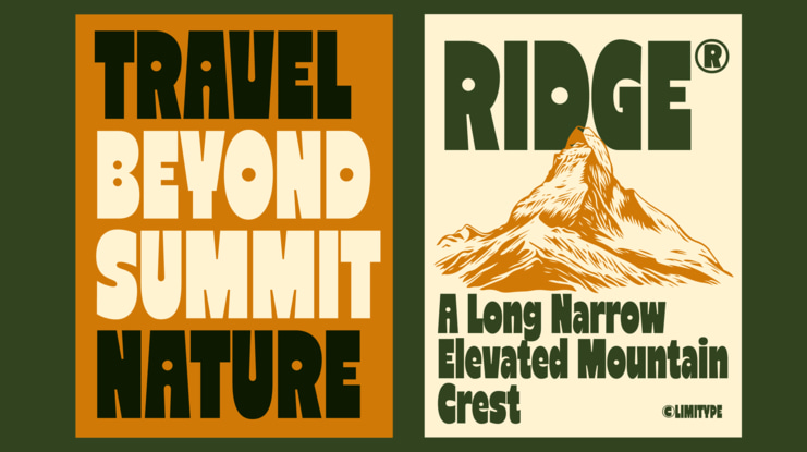 Reiger Bold Condensed Font