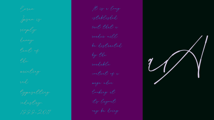 Ranessa Script Font
