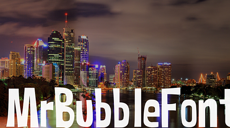 Mr. Bubble Font
