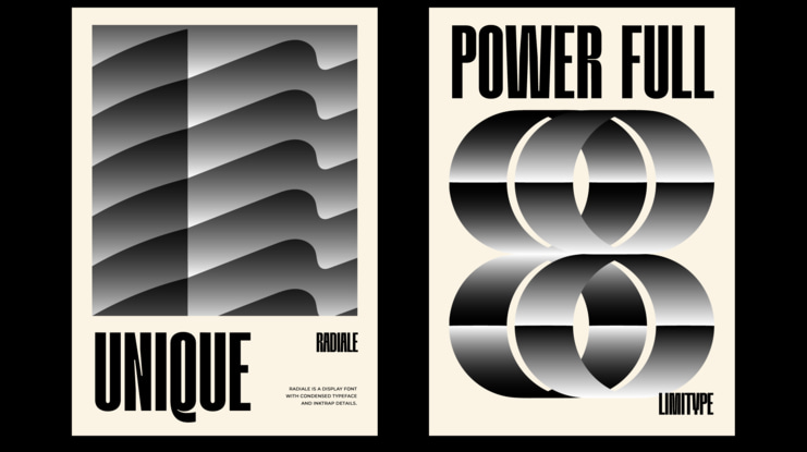 Radiale Condensed Font