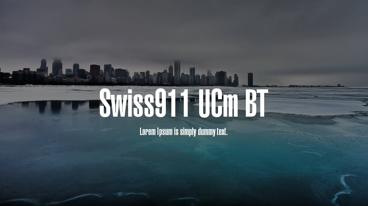 Swiss911 UCm BT Font