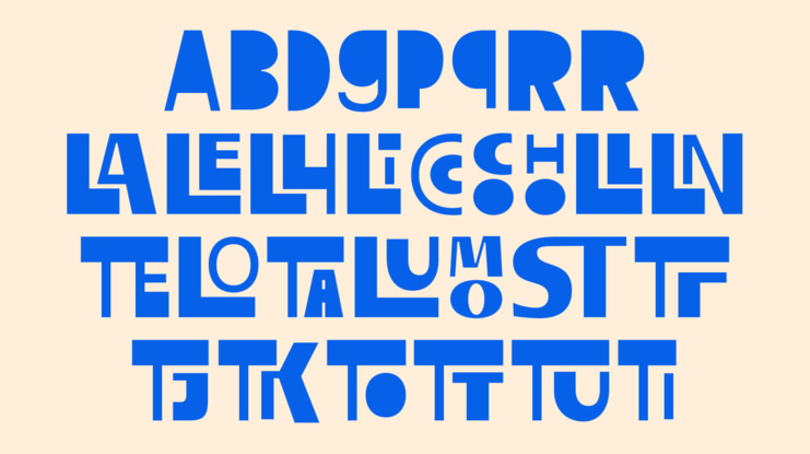 Razor Block Font