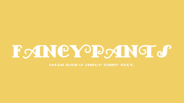 FancyPants Font