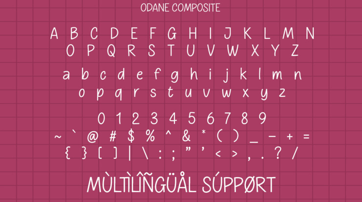 Odane Modern Stylish Handwritten Font