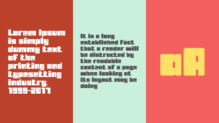 Blockron Font