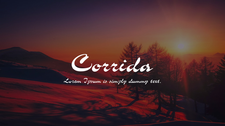 Corrida Font