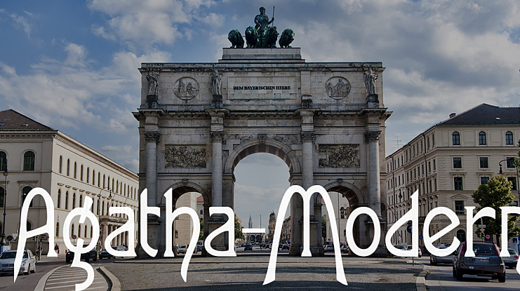 Agatha-Modern Font