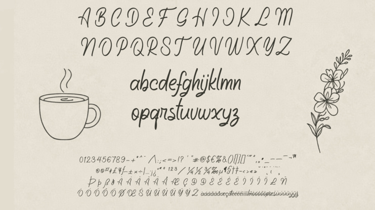 Aleandra on the Soundwaves free Font