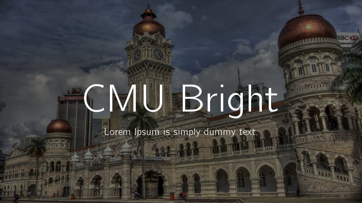 CMU Bright Font Family