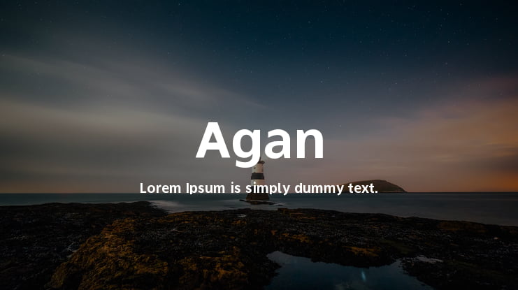 Agan Font Family