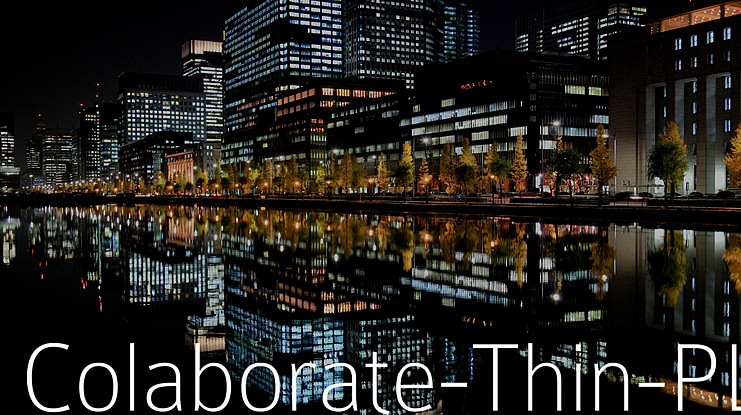 Colaborate-Thin-PL Font