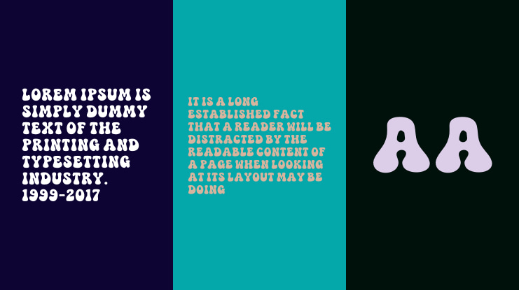 Groovy vintage Font