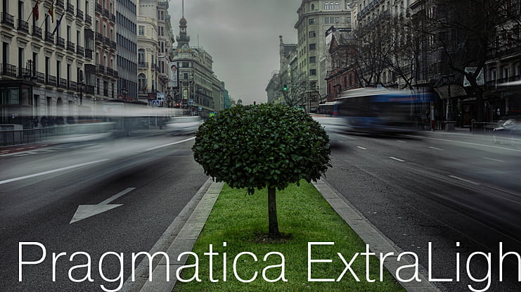 Pragmatica ExtraLight Font